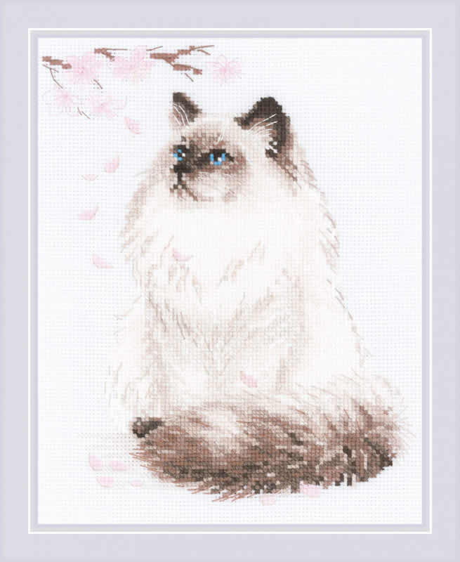 Dimensions Cross Stitch Kit 6 in. Meow