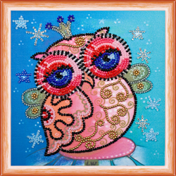 Bead Embroidery kit Fairy Owl - Abris Art