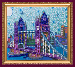 Bead Embroidery kit London - Abris Art