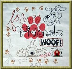 Cross Stitch Chart My Dog Sampler - Alessandra Adelaide