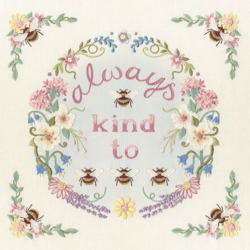 Embroidery kit Cassandra Riley - Bee Kind To Bees - Bothy Threads