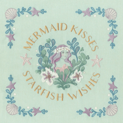 Vrij borduren pakket Cassandra Riley - Mermaid Kisses - Bothy Threads