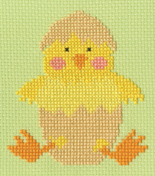 Borduurpakket Kate Hadfield - Easter - Chick - Bothy Threads