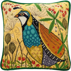 Petit Point borduurpakket Linda Hoskin - Partridge - Bothy Threads