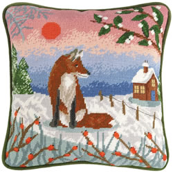 Petit Point stitch kit Victoria Whitlam - A Winter's Tale - Bothy Threads