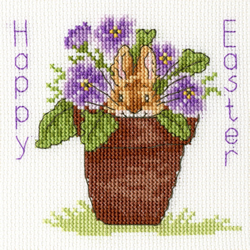 Cross stitch kit Margaret Sherry - Easter Bunny - Bothy Threads