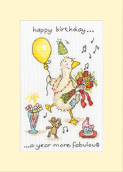 Cross stitch kit Cockadoodle - More Fabulous - Bothy Threads