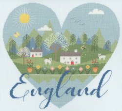 Borduurpakket Hilary Yafai - Heart Of England - Bothy Threads