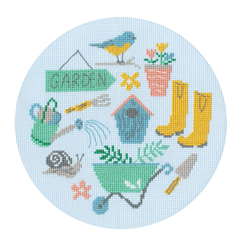 Cross stitch kit Jessica Hogarth - Garden - Bothy Threads