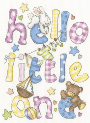 Cross stitch kit Kate Garrett - Hello Little One - Bothy Threads