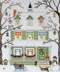 Cross stitch kit New England Homes - Winter - Bothy Threads