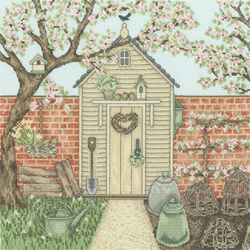 Cross stitch kit Sally Swannell - Potting Shed - Bothy Threads