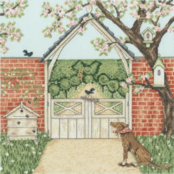 Cross stitch kit Sally Swannell - Lych Gate - Bothy Threads