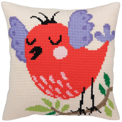 Cushion cross stitch kit Spring songs  - Collection d'Art