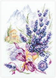 Cross stitch kit Mountain Lavender - Magic Needle