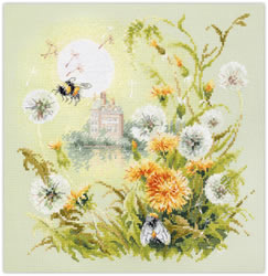Cross stitch kit Meadow Stories - Bumblebee - Magic Needle