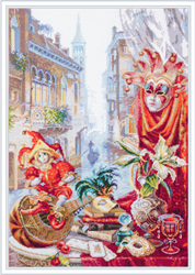Cross stitch kit Carnevale di Venezia - Magic Needle