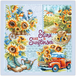 Borduurpakket Shine like a Sunflouer! - Magic Needle