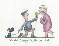 Cross stitch kit I Wouldn't Change You - Heritage Crafts