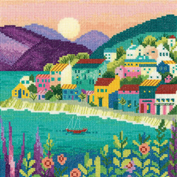 Cross stitch kit The Peaceful Harbour - Heritage Crafts