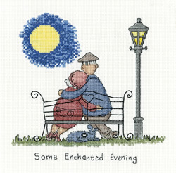 Cross stitch kit Some Enchanted Evening - Heritage Crafts