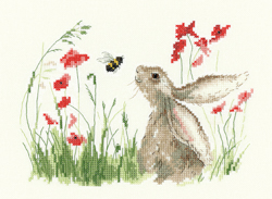 Cross stitch kit Bee Lovely - Heritage Crafts