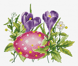 Cross stitch kit Easter Egg - Luca-S