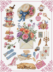 Cross stitch kit Beauty - Luca-S