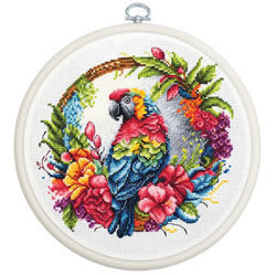 Cross stitch kit The Tropical Parrot - Luca-S
