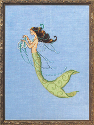 Cross Stitch Chart Petite Mermaid Collection - Tesoro Mia - Mirabilia Designs