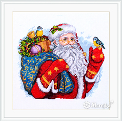 Cross stitch kit Merry Christmas! - Merejka