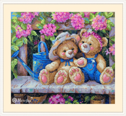 Cross stitch kit Garden Friends - Merejka