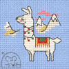 Cross stitch kit Llama - Mouseloft