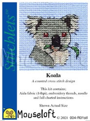 Cross stitch kit Koala - Mouseloft