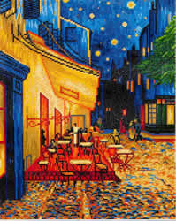 Diamond Dotz Caf? at Night (Van Gogh) - Needleart World