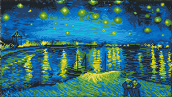 Diamond Dotz Starry Night Over the Rhne (aprs Van Gogh) - Needleart World
