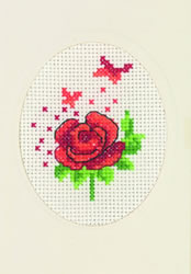 Cross Stitch Kit Rose - Permin