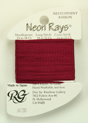 Neon Rays Merlot - Rainbow Gallery