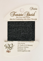 Petite Treasure Braid - Black Iris - Rainbow Gallery