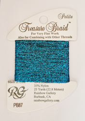 Petite Treasure Braid - Mediterranean Blue - Rainbow Gallery