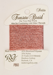 Petite Treasure Braid - Tulip Pink - Rainbow Gallery