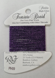 Petite Treasure Braid - Purple - Rainbow Gallery