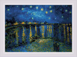 Cross stitch kit Starry Night Over the Rhone after Van Gogh's Painting - RIOLIS