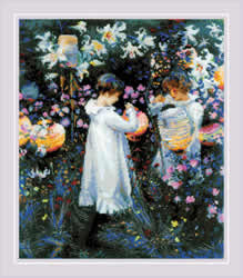 Cross stitch kit Carnation, Lily, Lily, Rose after J. S. Sargent's painting - RIOLIS