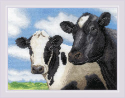 Cross stitch kit Cows - RIOLIS