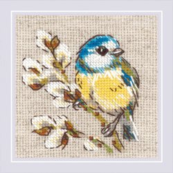 Cross stitch kit Titmouse - RIOLIS