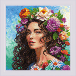 Cross stitch kit Floral Muse - RIOLIS