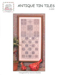 Cross Stitch Chart Antique Tin Tiles - Rosewood Manor