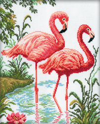 Cross Stitch Kit Flamingo - RTO