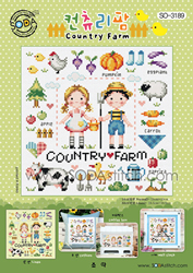 Cross Stitch Chart Country Farm - Soda Stitch